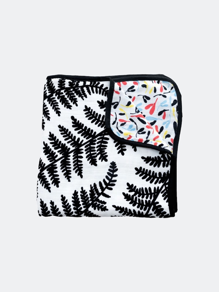 Etta Loves Leopard Sensory Cotton Muslin Blanket - 1 paveikslėlis iš 5