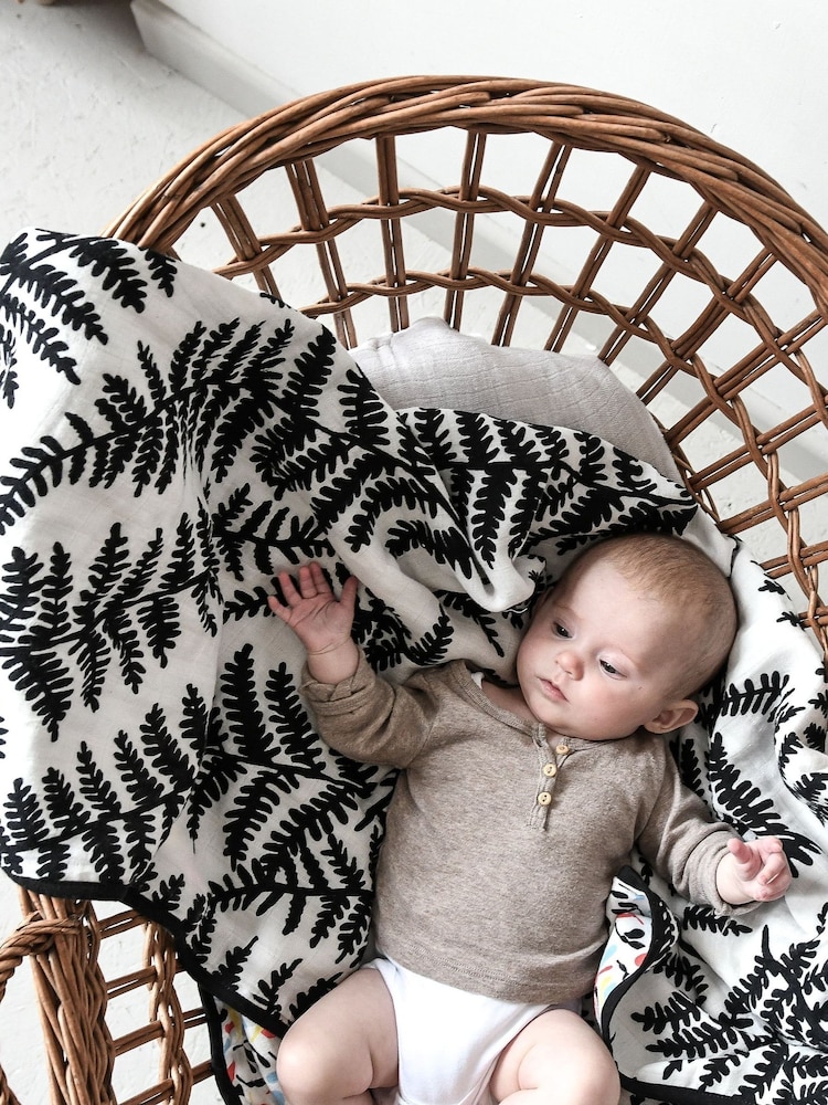 Etta Loves Leopard Sensory Cotton Muslin Blanket - 2 paveikslėlis iš 5