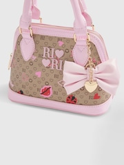 River Island Brown Lips Monogram Kelly Bag - Image 4 of 5