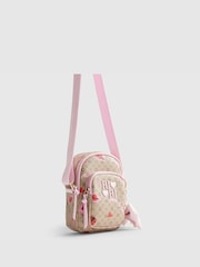 River Island Brown Lips Monogram Festival Bag - Image 2 of 5