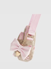 River Island Brown Lips Monogram Festival Bag - Image 3 of 5