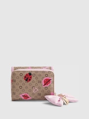 River Island Brown Lips Monogram Purse - Image 2 of 5