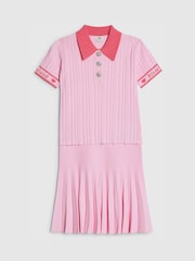 River Island リブ ポロシャツ＆スカートセット - 画像 2 / 4