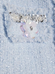 River Island Embellished Collar Boucle Jacket - Bild 4 von 4