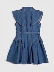 River Island Blue Denim Embellished Prom Dress - Image 2 of 4
