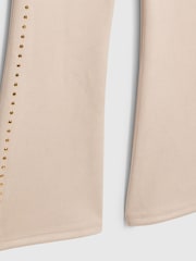 River Island White Los Angeles T-Shirt & Suedette Kickflare Set - Image 5 of 5