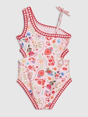 River Island Pink Mexicana Print Swimsuit - Image 2 of 4