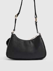 River Island Black Heart Monogram Cross-Body Bag - Image 5 of 5
