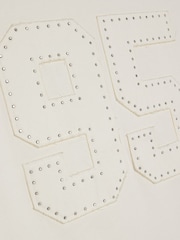 River Island White Number Lace T-Shirt - Image 3 of 4