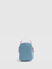 River Island Blue Denim Diamante Bow Festival Bag - Image 2 of 5