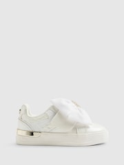 River Island White Velcro Bow Trainers - Image 1 of 5
