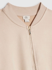 River Island Suedette Hotfix Bomber Jacket - صورة 3 من 4