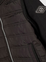 River Island Hooded Hybrid Jacket - Imaginea 4 din 4