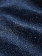 Indigo Blue Patch Pocket Cropped Wide Leg Jeans - Image 7 of 8