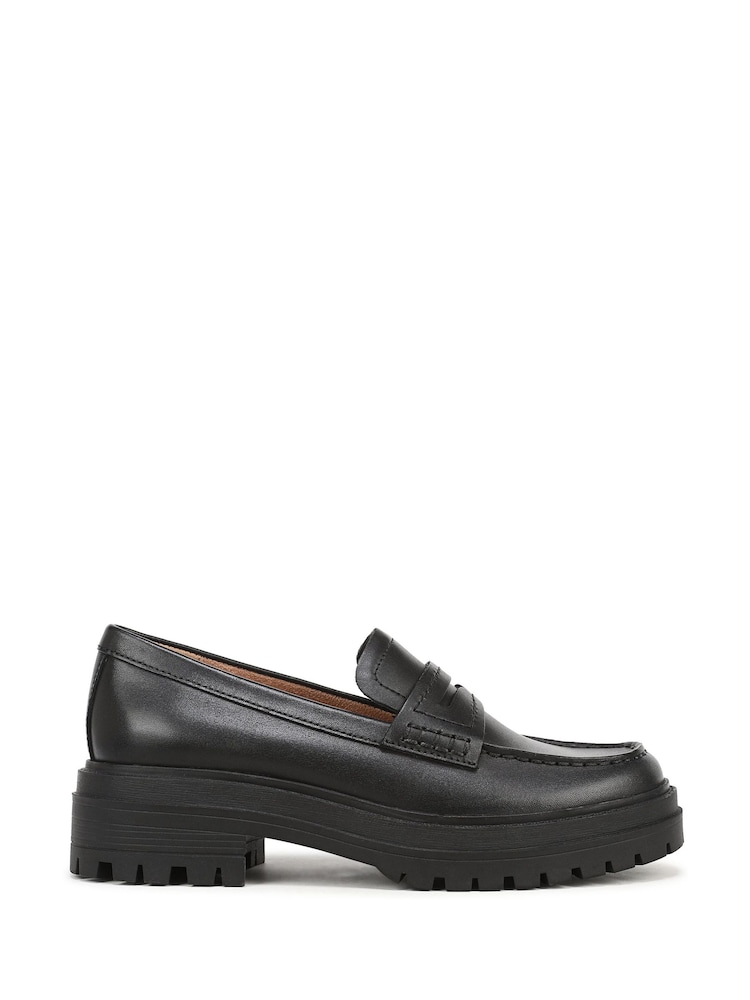 Vionic Black Georgia Chunky Loafers Shoes - Image 1 of 7