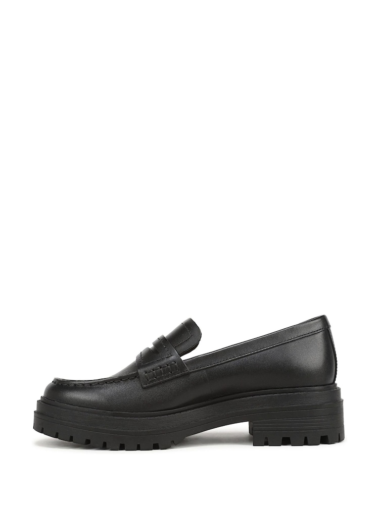 Vionic Black Georgia Chunky Loafers Shoes - Image 2 of 7