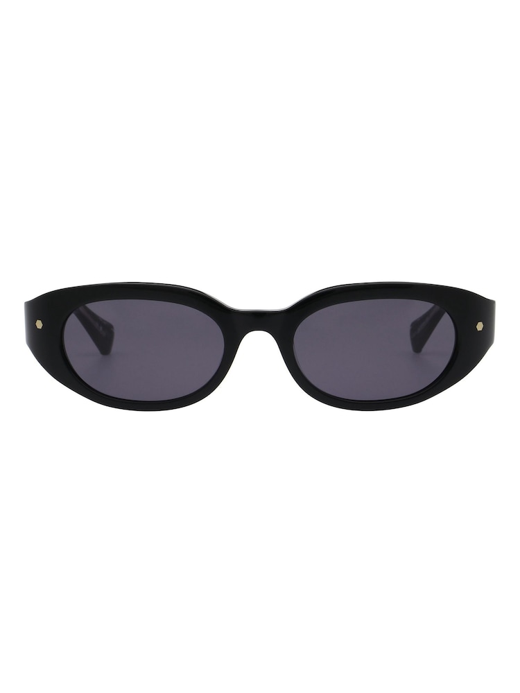 AllSaints Black Als5036 001 Solid 51/19-130 Sunglasses - Image 1 of 6