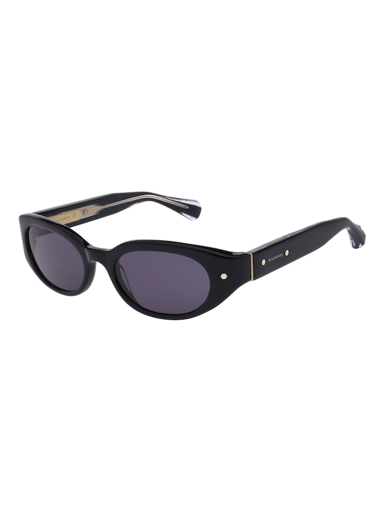 AllSaints Black Als5036 001 Solid 51/19-130 Sunglasses - Image 2 of 6