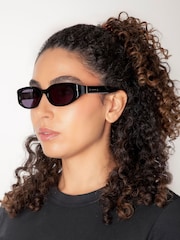 AllSaints Black Als5036 001 Solid 51/19-130 Sunglasses - Image 6 of 6