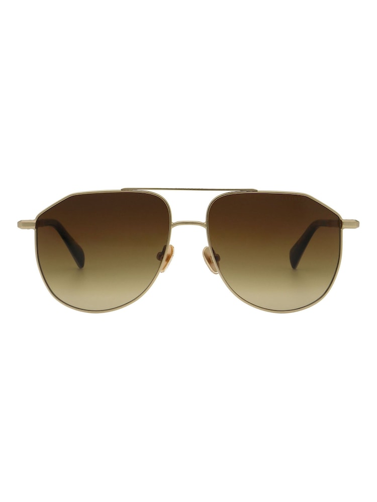 AllSaints Metallic Als7012 400 Warm Brass 57/15-140 Sunglasses - Image 1 of 5