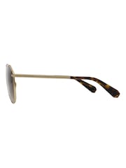 AllSaints Metallic Als7012 400 Warm Brass 57/15-140 Sunglasses - Image 3 of 5