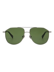 AllSaints Silver Als7012 800 Dull 57/15-140 Sunglasses - Image 1 of 6