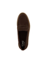 TOMS Brown Marie Loafer Shoes - Image 7 of 10