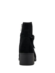 TOMS Black Delilah Buckle Boots - Image 3 of 8