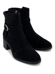 TOMS Black Delilah Buckle Boots - Image 7 of 8