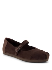 TOMS Brown Alpargata Mary Jane Shoes - Image 2 of 9