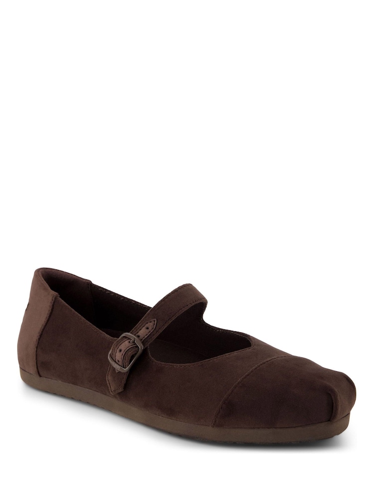 TOMS Brown Alpargata Mary Jane Shoes - Image 2 of 9 TOMS Brown Alpargata Mary Jane Shoes - Image 2 of 9