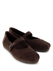 TOMS Brown Alpargata Mary Jane Shoes - Image 4 of 9