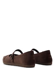 TOMS Brown Alpargata Mary Jane Shoes - Image 5 of 9