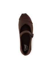 TOMS Brown Alpargata Mary Jane Shoes - Image 6 of 9