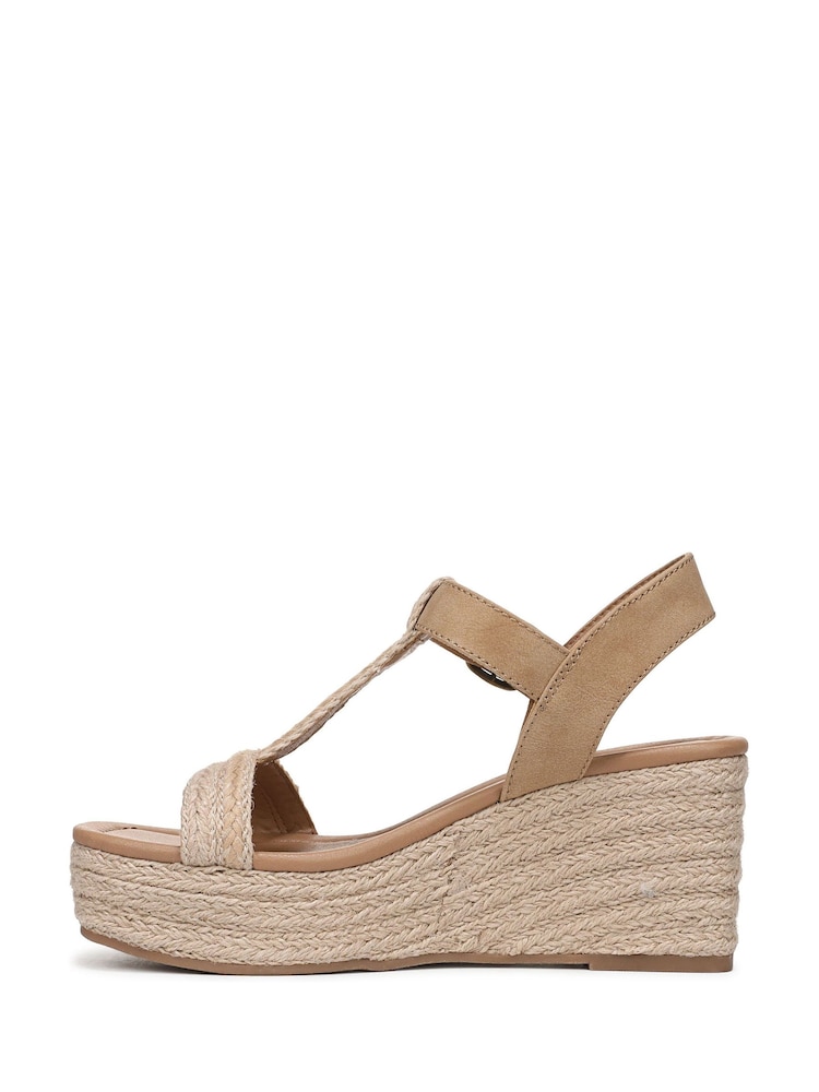 Blowfish Malibu Annika Regular Fit Strappy Wedge Brown Sandals - Image 2 of 6