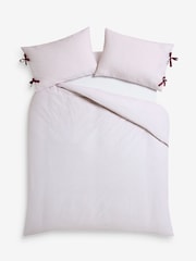 MADE.COM Pink Ansel Stripe Duvet Cover and Pillowcase Set - Image 5 of 5