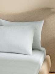 MADE.COM 2 Pack Blue Ansel Stripe 100% Cotton Pillowcases - Image 1 of 2