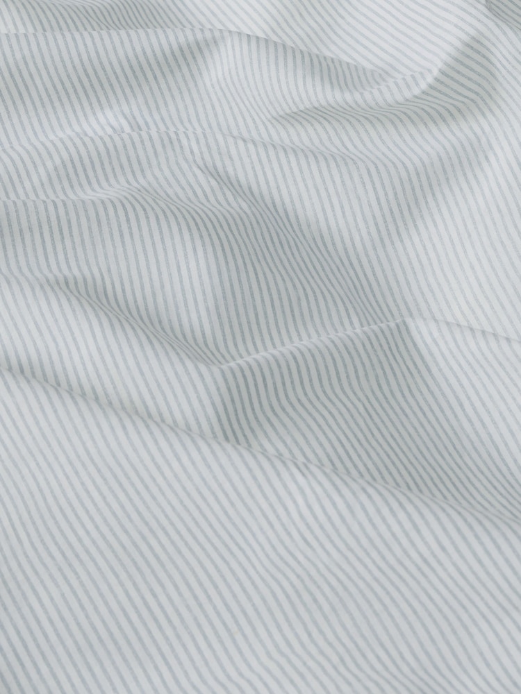MADE.COM Blue Ansel Stripe 100% Cotton Bed Set - Image 5 of 5 MADE.COM Blue Ansel Stripe 100% Cotton Bed Set - Image 5 of 5
