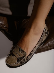 Bronx Green New Rana Leather Loafers - Image 1 of 2