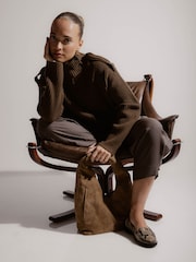 Bronx Green New Rana Leather Loafers - Image 2 of 2