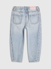 River Island Blue Barrel Leg Jeans - Image 2 of 4