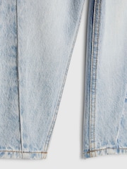 River Island Blue Barrel Leg Jeans - Image 3 of 4