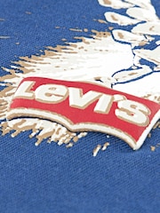 Levi's® Blue Patriotic Dog Graphic Short Sleeve T-Shirt - Image 2 of 2