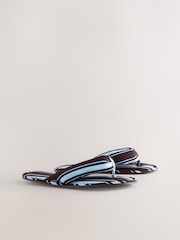 Chocolate Brown Toe Thong Slippers - Image 5 of 8