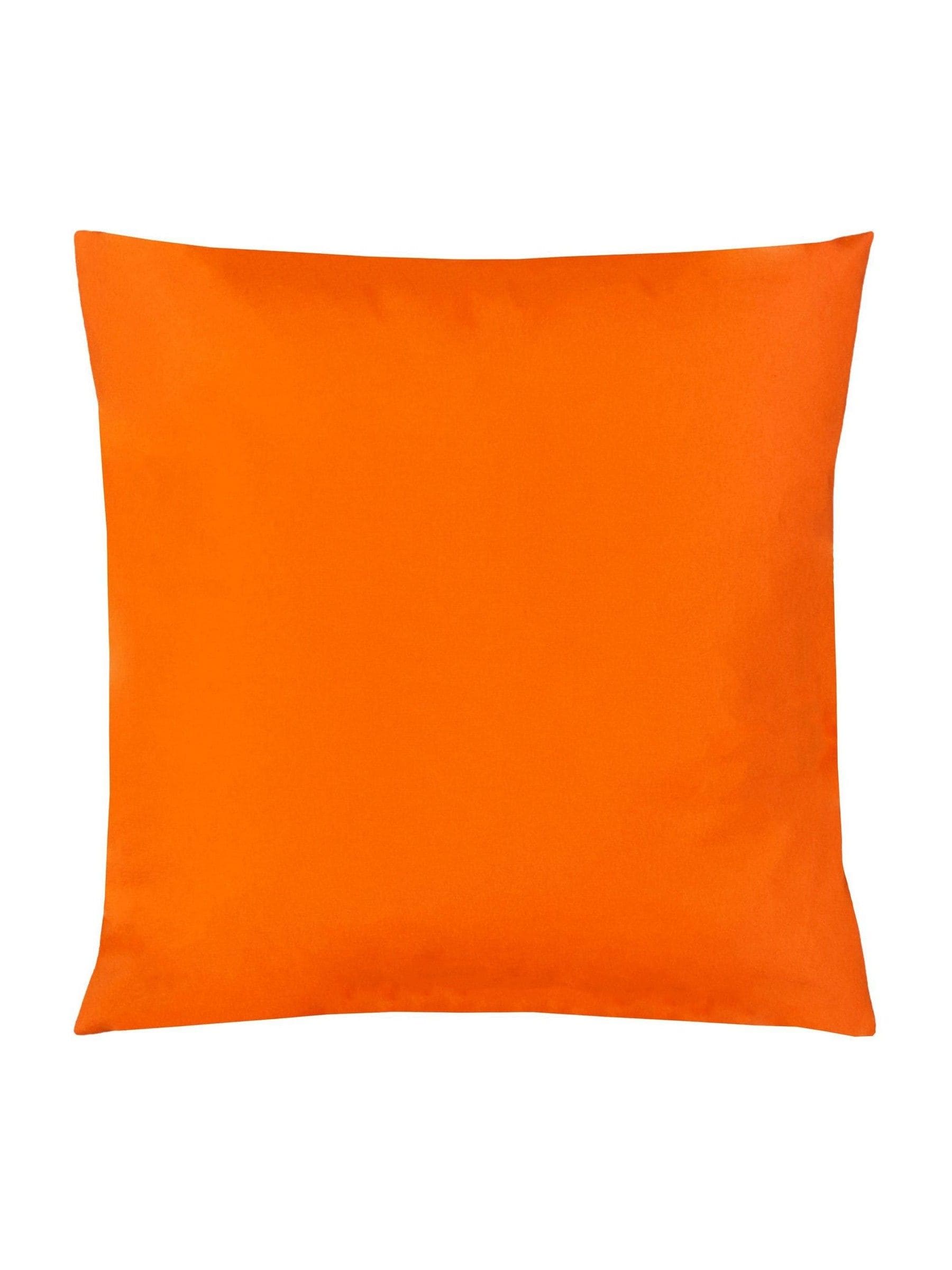 Furn Orange Plain Large Outdoor Cushion
