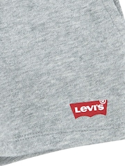 Levi's® Blue Batwing Short Sleeve T-Shirt and Knit Shorts 2 Piece Set - Image 5 of 5