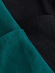 Black/Green Jersey Short Pyjamas Set 2 Pack - Image 15 of 16