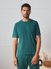Black/Green Jersey Short Pyjamas Set 2 Pack - Image 4 of 16