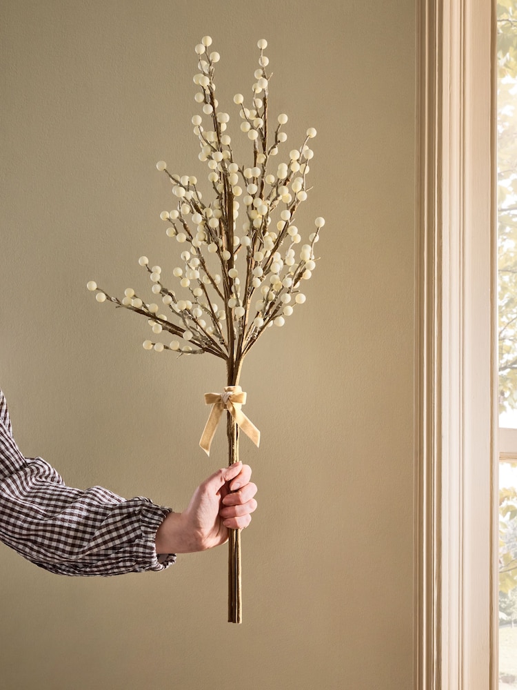 White Berry (3 Stems) - Image 1 of 4