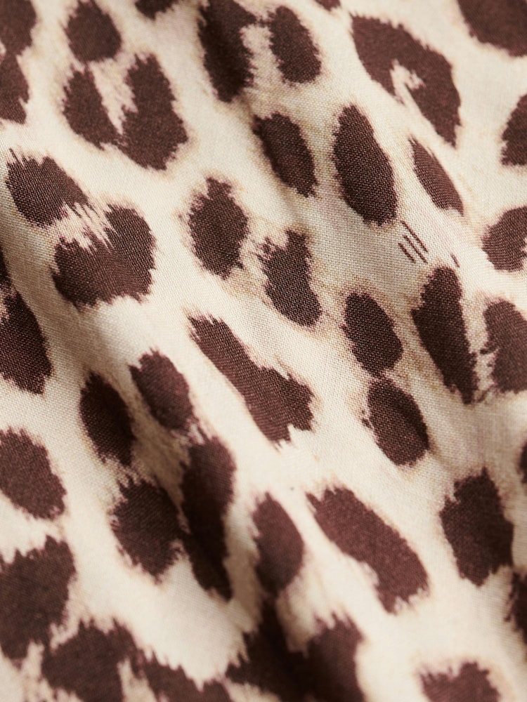 Superdry Brown Printed Maxi Slip Dress - Image 8 of 8 Superdry Brown Printed Maxi Slip Dress - Image 8 of 8